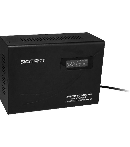 Стабилизатор напряжения Smartwatt AVR Triac 1000TW 1000ВА черный