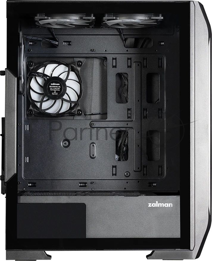 Компьютерный корпус ZALMAN N7 PLUS V2, ATX, черный, WINDOW, 1xCombo (3.5” or 2.5”), 1 x 3.5”, 3 x 2.5”, 2xUSB2.0, 1xUSB3.0, FRONT 3x120мм RGB, REAR 1x120мм RGB, TOP 2x120мм RGB, SIDE 1x120мм