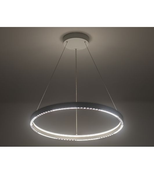 Подвесной светодиодный светильник Ambrella light FL5851 WH белый 35W 3000K/4200K/6400K D600*600 (без ПДУ)