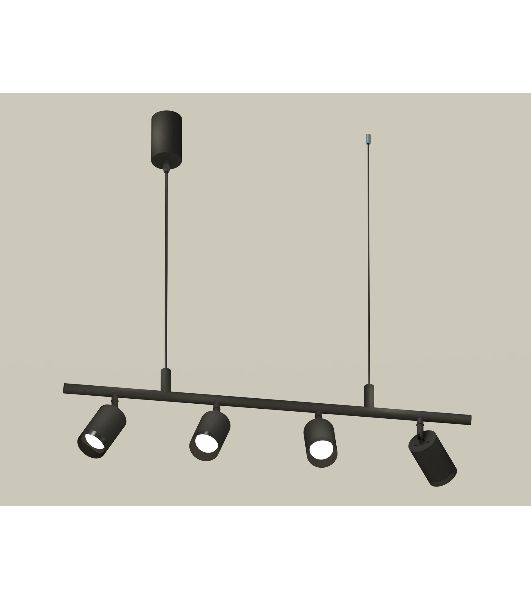 Светильник Ambrella light XB9002100/4 SBK/PBK черный песок/черный полированный MR16 GU5.3 (С9002, С6313, N6131)