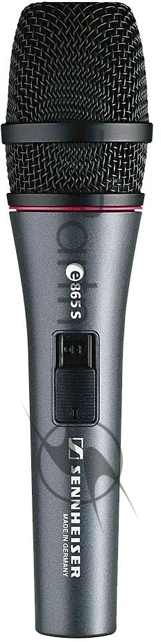 Микрофон Sennheiser e 865-S конденсаторный вокальный, суперкардиоида, бесшумный выключатель ON/OFF, 20 - 20000 Гц