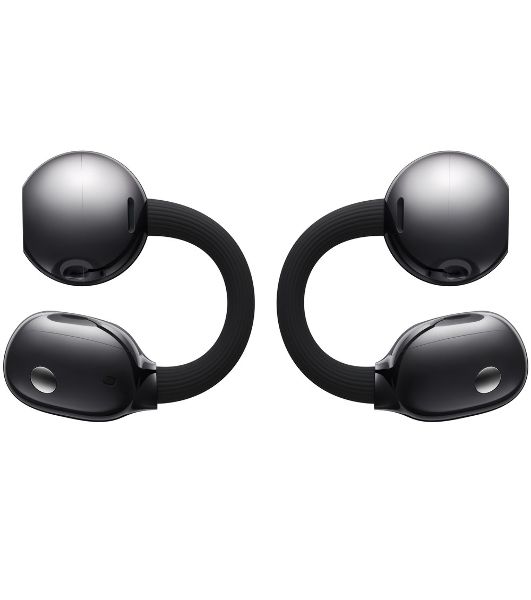 Наушники TWS Huawei FreeClip 2 черный, открытые (клипсы), Bluetooth, быстрая зарядка, до 8 ч