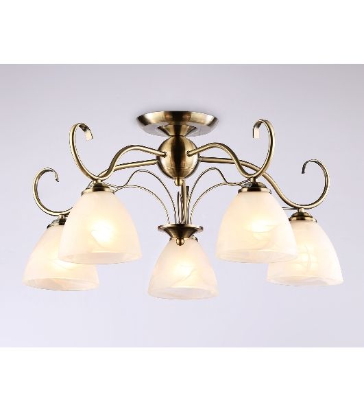 Светильник Ambrella light TR3046/5 SB/FR бронза/белый матовый E27/5 max 40W D595*285