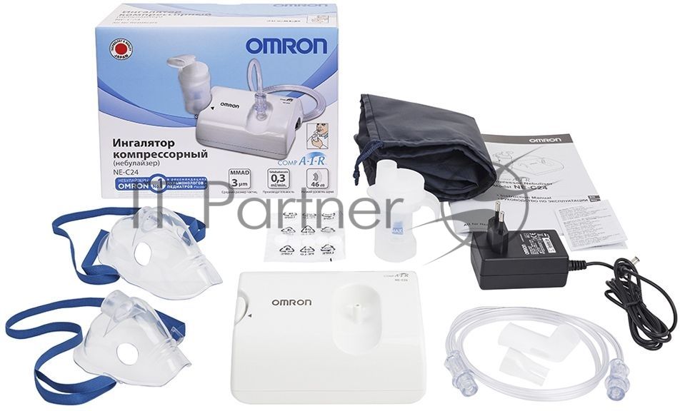 Ингалятор OMRON NE-C24 (NE-C801S-RU) компрессорный
