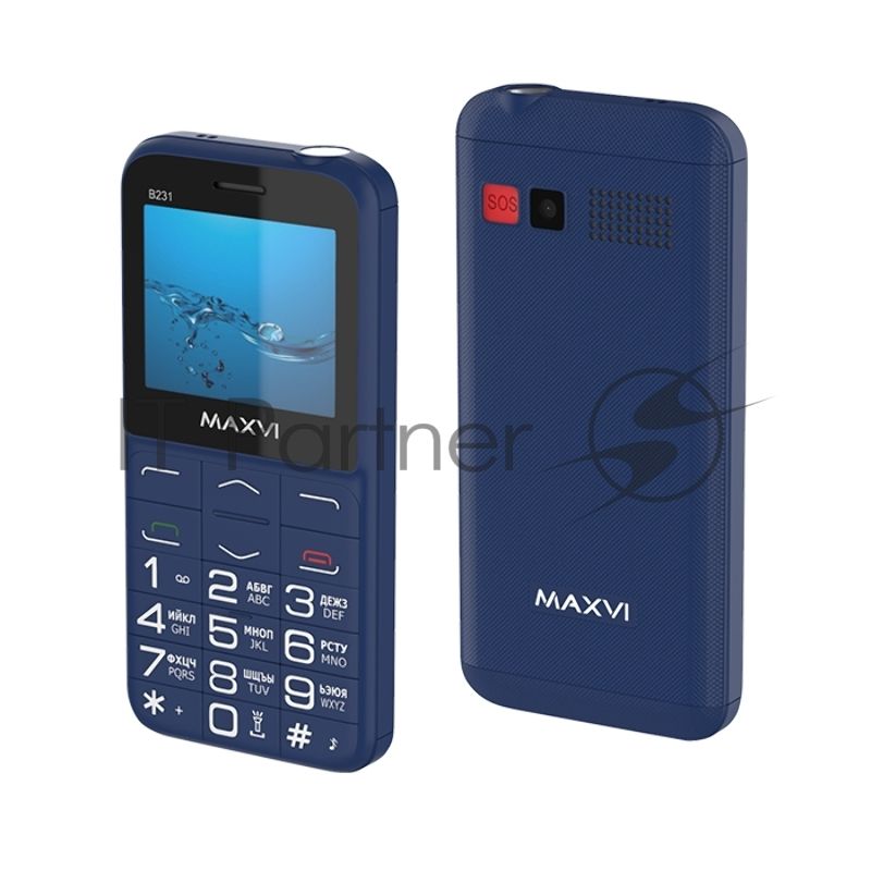 Мобильный телефон Maxvi B231 синий