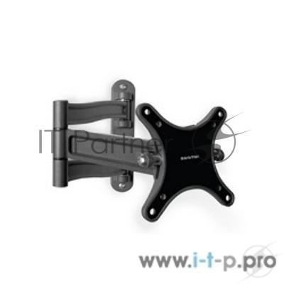 Кронштейн для телевизора Kromax TECHNO-1 темно-серый, 10"-26" макс. 15 кг, настенный, поворот и наклон