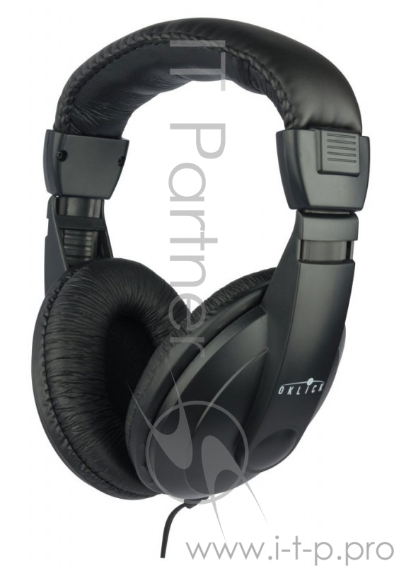 Проводные наушники Oklick HP-M211V черный, полноразмерные, Jack 3.5 мм