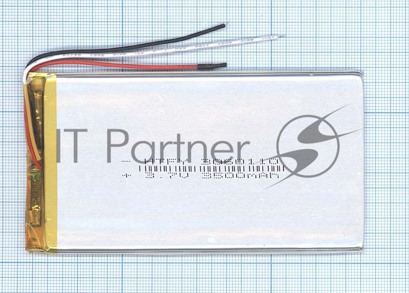 Аккумулятор Li-Pol (батарея) 3x60x110мм 3pin 3.7V/3500mAh