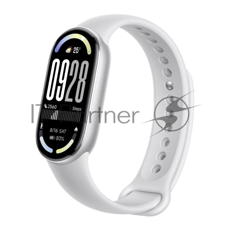 Фитнес-браслет Xiaomi Smart Band 10, 1.72" AMOLED, Bluetooth, IP68, серебристый