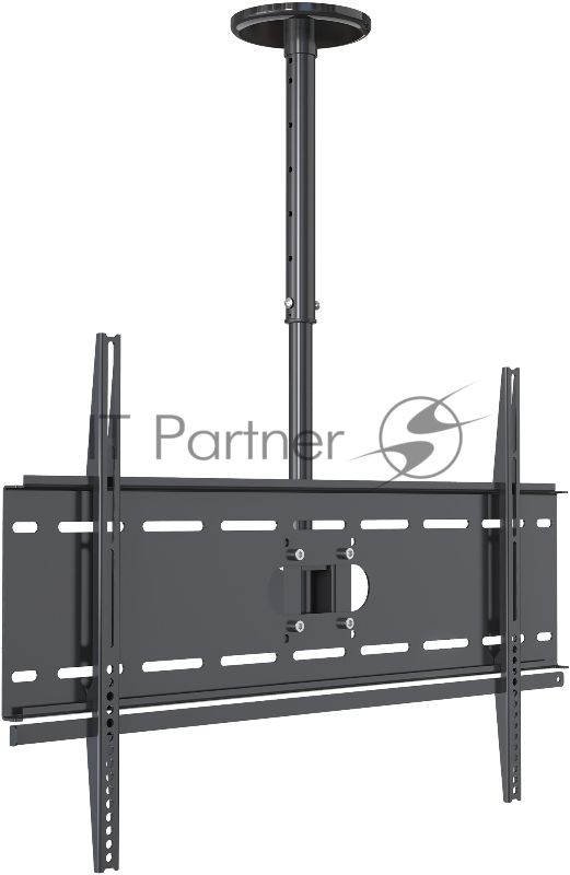 Кронштейн для телевизора Cactus CS-CP04-R черный 37"-70" макс.81.6кг потолочный поворот и наклон