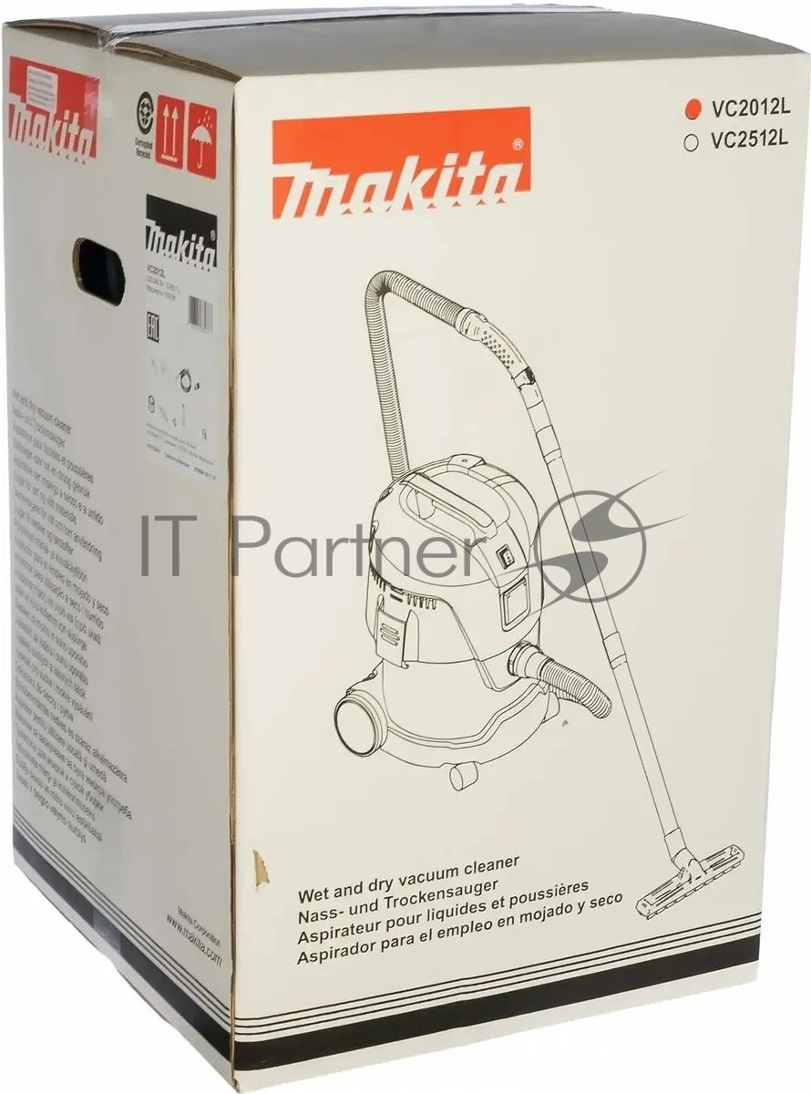 Строительный пылесос Makita VC2012L 1000 Вт,3600л\м, 210 мбар, 20 л