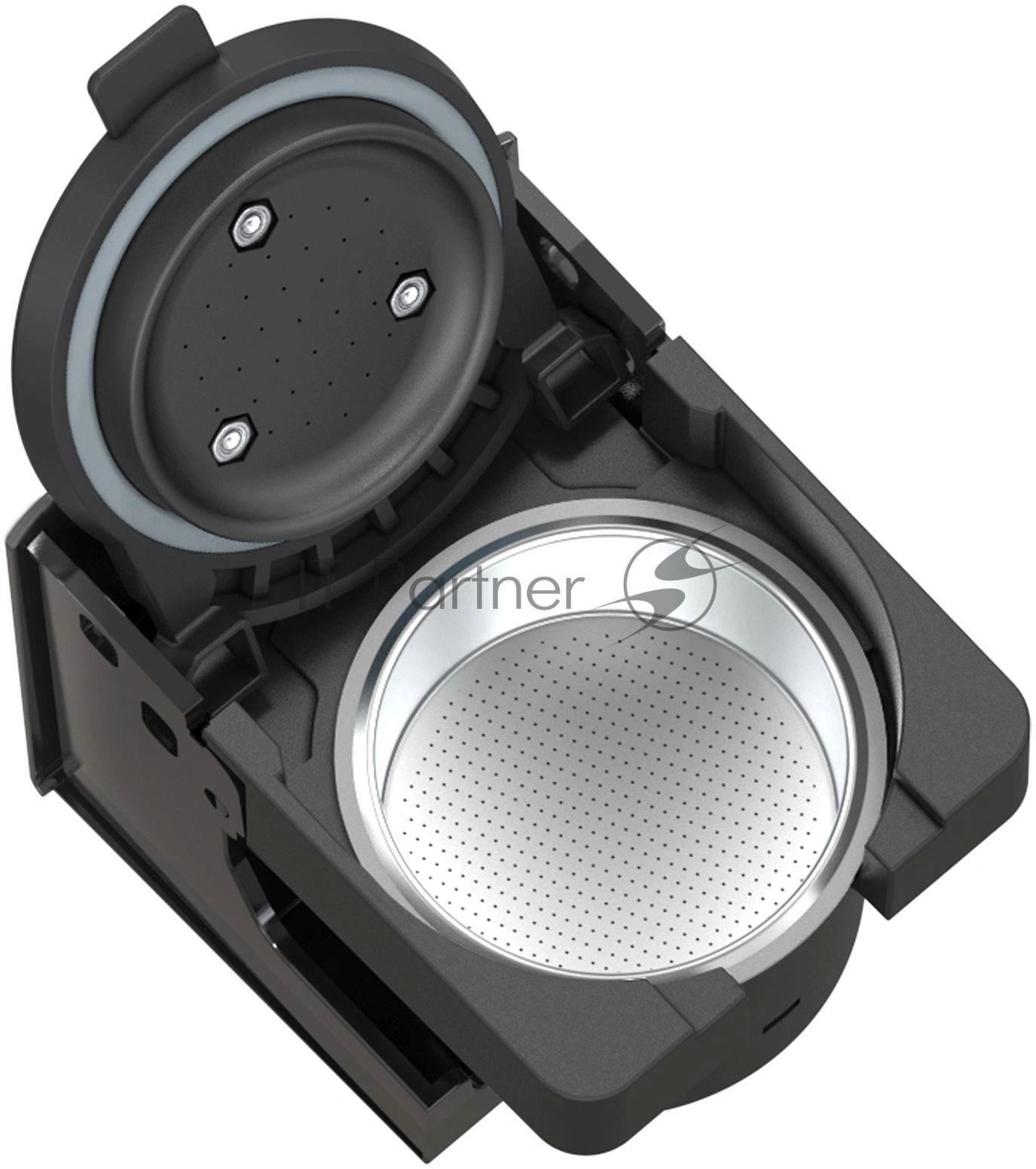 Кофеварка рожковая Polaris PCM 2038 3-in-1 1450Вт графитовый