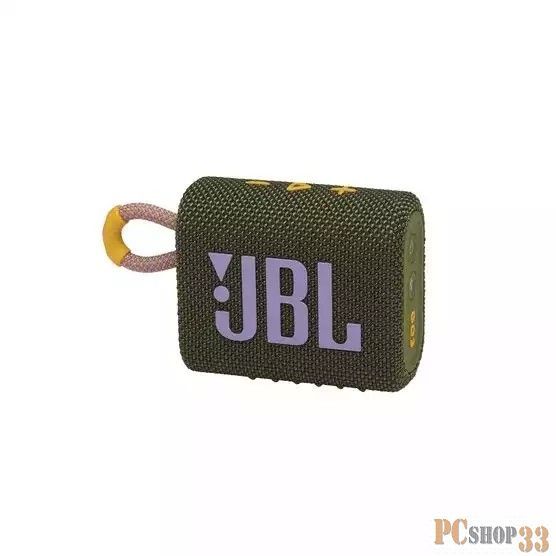 Портативная акустика JBL GO 3, зеленый