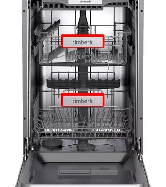 Посудомоечная машина Timberk Set&Dry T-DW45BI103 серебристый (узкая)