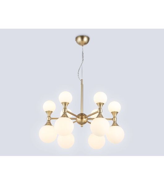 Люстра Ambrella light LH51050/12 GD/FR золото/белый матовый G9*12 max 28W D550*450