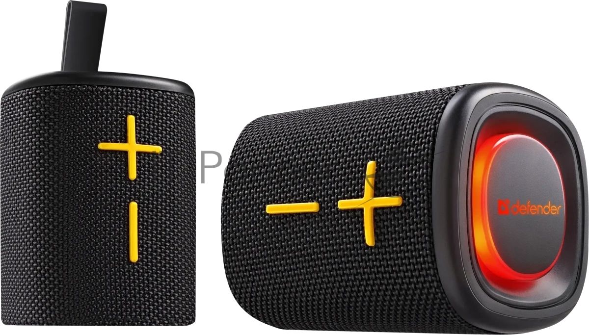 Колонка портативная Defender Union black (20Вт, 2.0 стерео, Bluetooth, питание от аккумулятора)