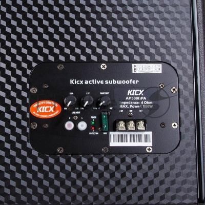 Сабвуфер автомобильный Kicx AP300BPA 300Вт активный (30 см/12")