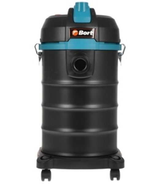 Пылесос профессиональный Bort BSS-1530 черный, 300/1500 Вт, уборка влажная/сухая, пылесборник мешок/контейнер 30л