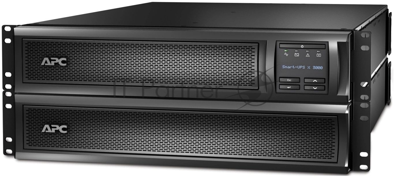 Источник бесперебойного питания APC Smart-UPS X SMX3000RMHV2U 2700Вт 3000ВА черный