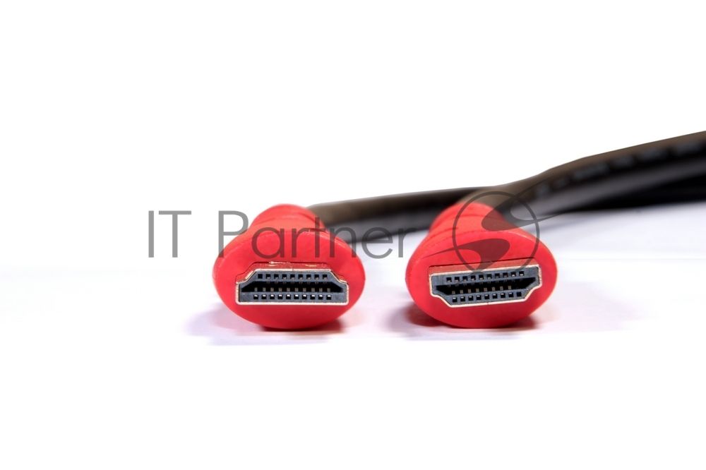 Greenconnect Кабель 10.0m HDMI версия 2.0, HDR 4:2:0, Ultra HD, 4K 60 fps 60Hz/5K*30Hz, 3D, AUDIO, 18.0 Гбит/с, 28/28 AWG, OD7.3mm, тройной экран, черный, красные коннекторы, GCR-HM351-10.0m Greenconnect Кабель 10.0m HDMI версия 2.0, HDR 4:2:0, Ultra HD,