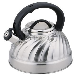 Чайник для плиты ALPENKOK AK-500/1, 3,0л нерж, со свистком (индукция) (12)