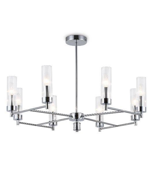 Люстра Ambrella light LH55152/8 CH/CL хром/прозрачный E14/8 max 40W D765*520