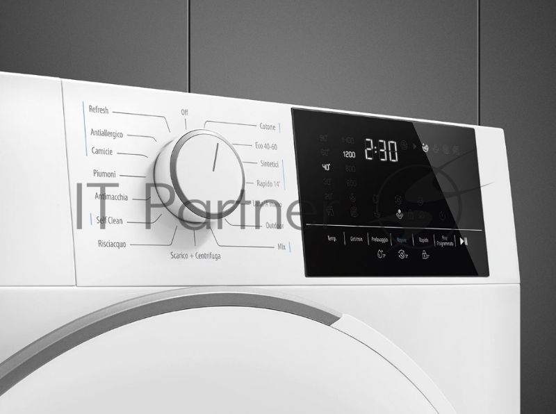 Стиральная машина SMEG WN94SEB белый, загрузка фронтальная 9 кг, 1400 об/мин, класс А+++