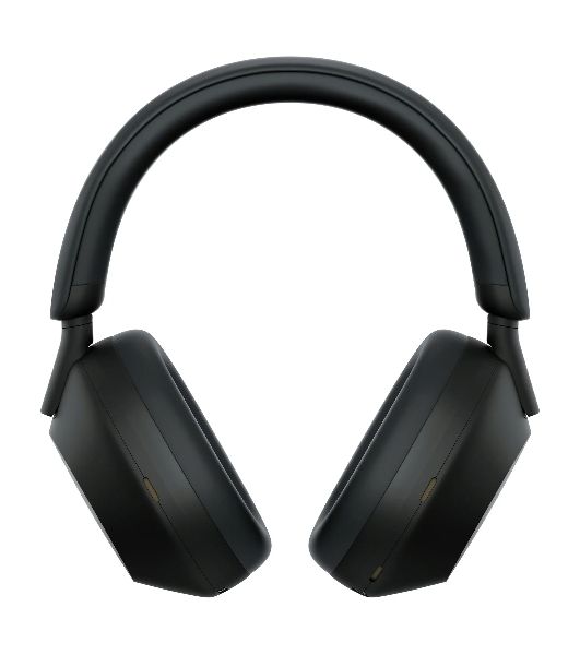 Беспроводные/проводные наушники Sony WH-1000XM5 черный, полноразмерные, Bluetooth + проводной, активное шумоподавление, до 30 ч