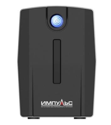 Источник бесперебойного питания Импульс ЮНИОР СМАРТ 800, 800/480 ВА/Вт, LED, USB, SCHUKOx2
