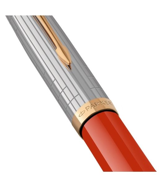 Ручка шариковая Parker 51 Premium (CW2169073) Red Rage GT, M, черные чернила, подарочная коробка