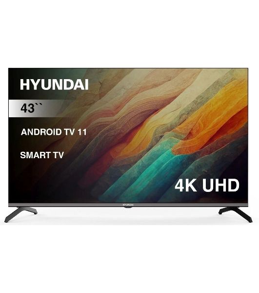 Телевизор Hyundai 43" H-LED43BU7006 черный LED UHD 60Hz Smart TV