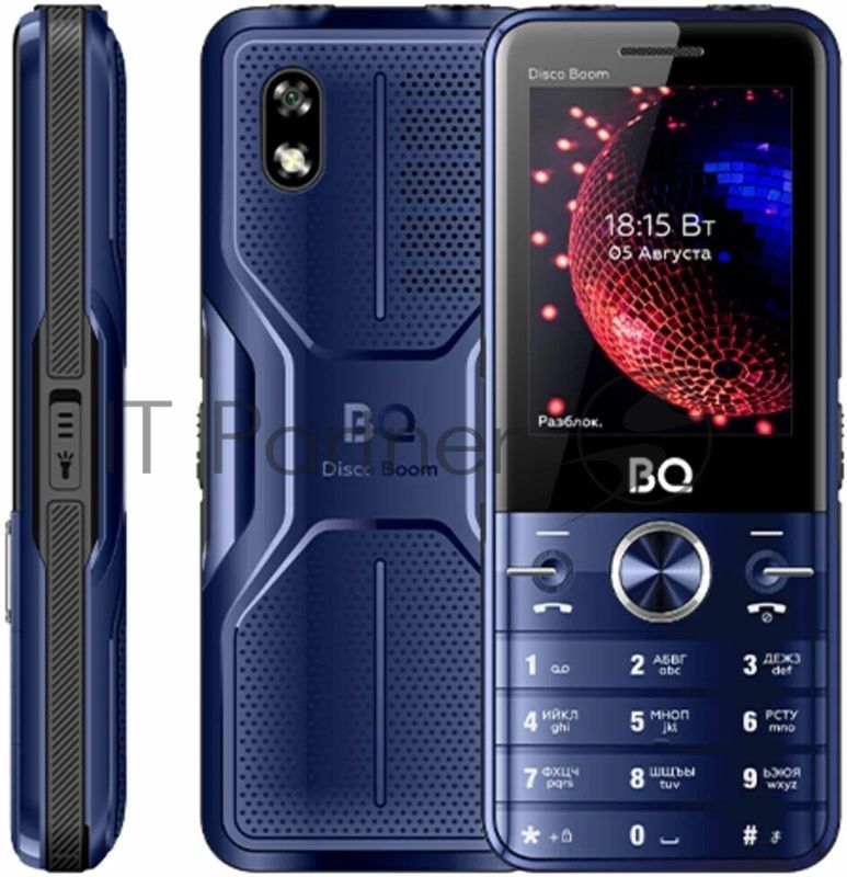 Мобильный телефон BQ 2842 Disco Boom синий/черный