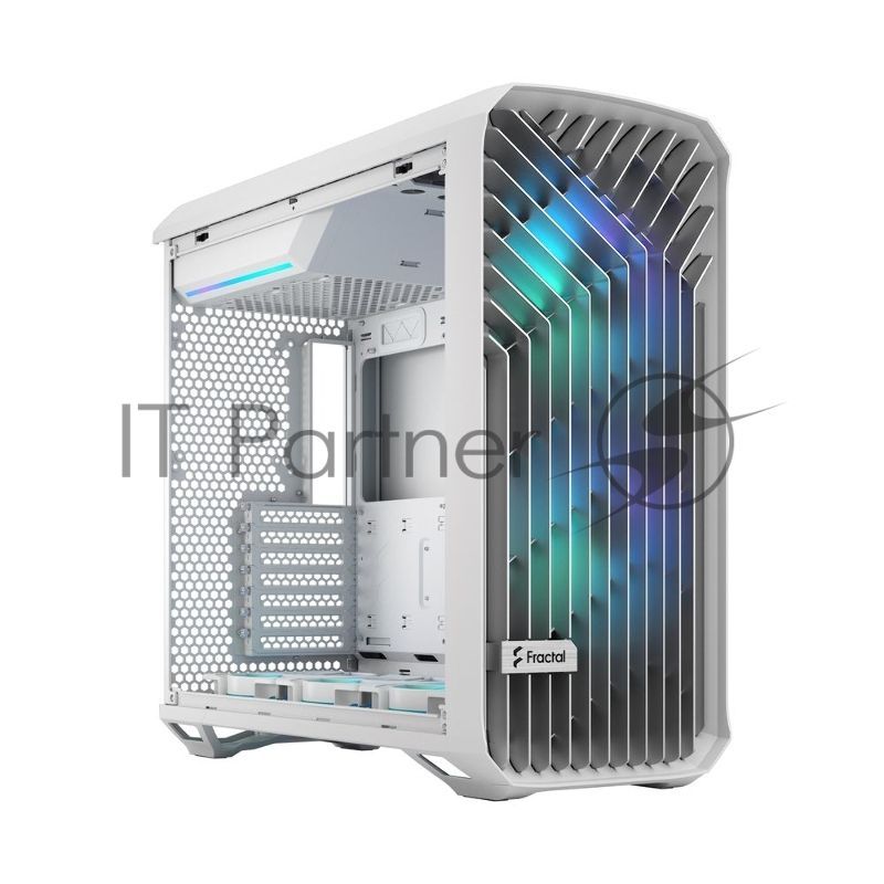 Компьютерный корпус без блока питания Fractal Design Torrent RGb TG Clear Tint, Full-Tower, 2x180мм + 3x140мм RGb, 2xUSB-A 3.2 + 1xUSB 3.2 Type-C E-ATX, SSI-CEB, SSI-EEB, ATX, mATX, mITX белый