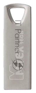 Флеш диск 16GB Mirex Intro, USB 2.0, Металл