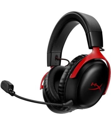 Гарнитура HyperX Cloud III чёрный-красный, беспроводная, радиоканал