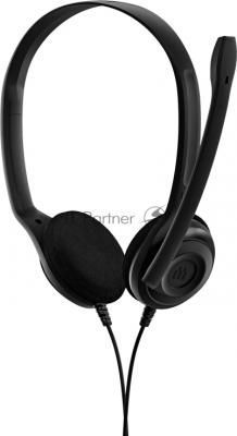 Гарнитура EPOS PC 3 Chat чёрный, проводная, 2 x mini jack 3.5 мм