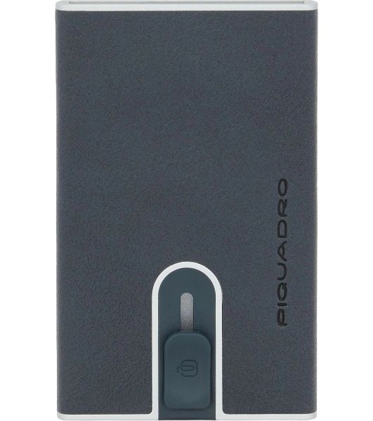 Картхолдер Piquadro Black Square PP4825B3R/BLU4 натуральная кожа, темно-синий