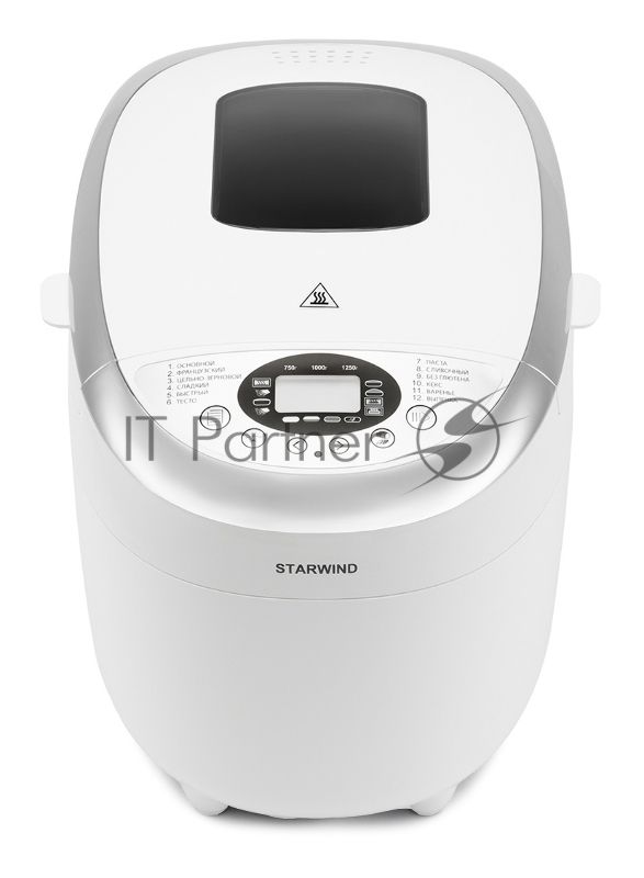 Хлебопечка Starwind SBMM1224 850 Вт, белый