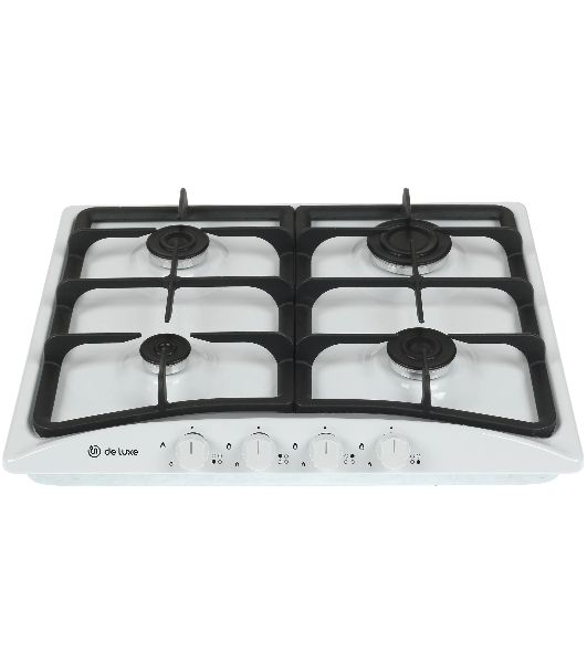 Газовая варочная поверхность De Luxe 5840.00гмв-054чр, 4 конфорки, эмалированная сталь, 7500 Вт