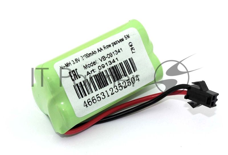 Портативный аккумулятор Ni-MH 3.6V 2400mAh AA Row разъем SM
