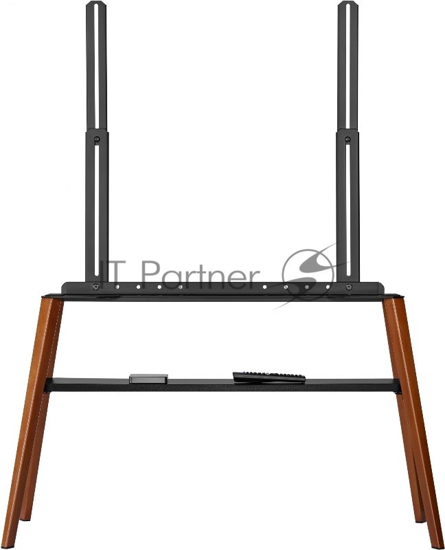 Подставка для телевизора Cactus CS-ST3647BKWN черный/орех, 49"-75" макс. 40 кг, напольный