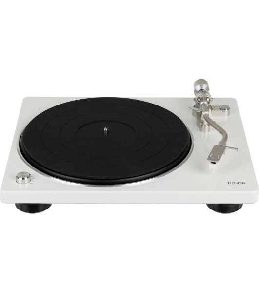 Проигрыватель винила Denon DP-400F, частично автоматический, белый