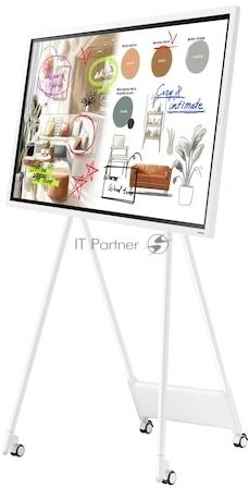 Панель Samsung 55" Flip Chart WM55FX белый VA LED 8ms 16:9 HDMI M/M матовая 350cd 178гр/178гр 3840x2160 DP 4K USB 28.6кг