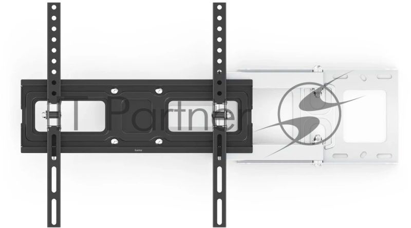 Кронштейн для телевизора Hama 00220856 черный 32"-65" макс.35кг настенный поворотно-выдвижной и наклонный