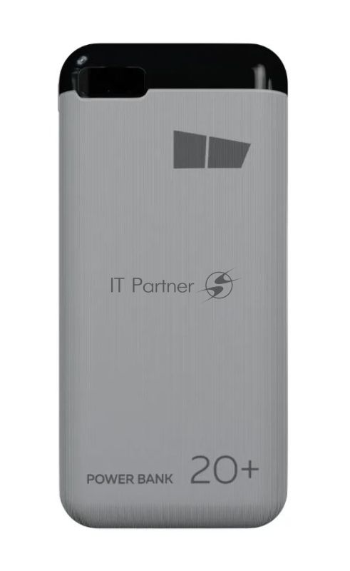 Портативный аккумулятор 20000mAh Smart 3USB Type-C 3A PD 20W+QC3.0 быстрая зарядка More choice PB32S-20, белый