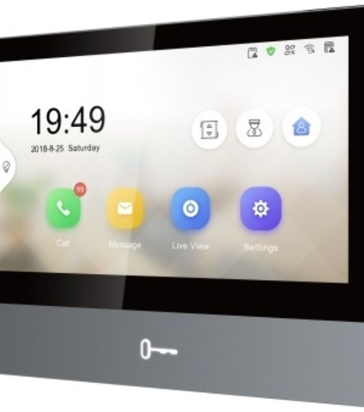 Видеодомофон Hikvision DS-KH8350-TE1 серебристый