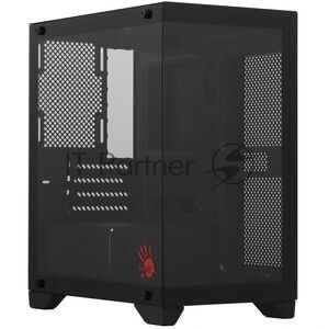 Компьютерный корпус Bloody BD-CC103 черный без БП mATX 7x120мм 1xUSB 2.0 1xUSB 3.0 audio bott PSU