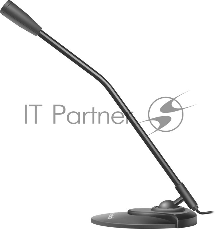 Микрофон Defender MIC-117 черный, кабель 1.8 м
