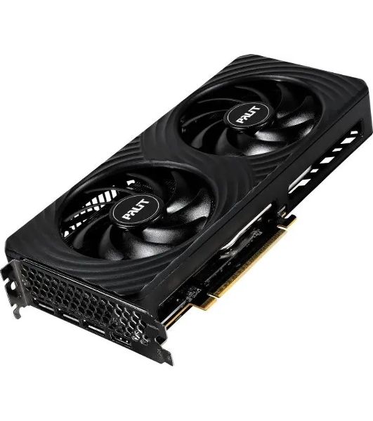 Видеокарта Palit GeForce RTX 5050 DUAL OC, NVIDIA RTX 5050, 8 ГБ GDDR6, 128 бит, PCI-e 5.0, 1xHDMI, 3xDP, 2647 МГц