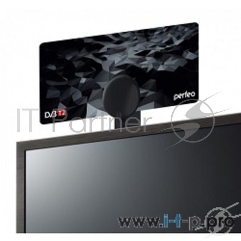 Антенны для цифровых приставок DVB-T2 Perfeo ТВ антенна "PLANE", пассивная, DVB-T2 (PF-TV3214)